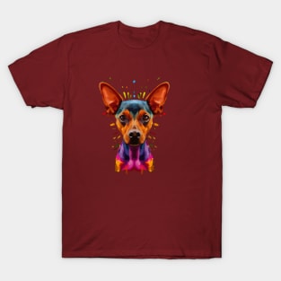 Miniature Pinscher Zwergpinscher Photo Art T-Shirt